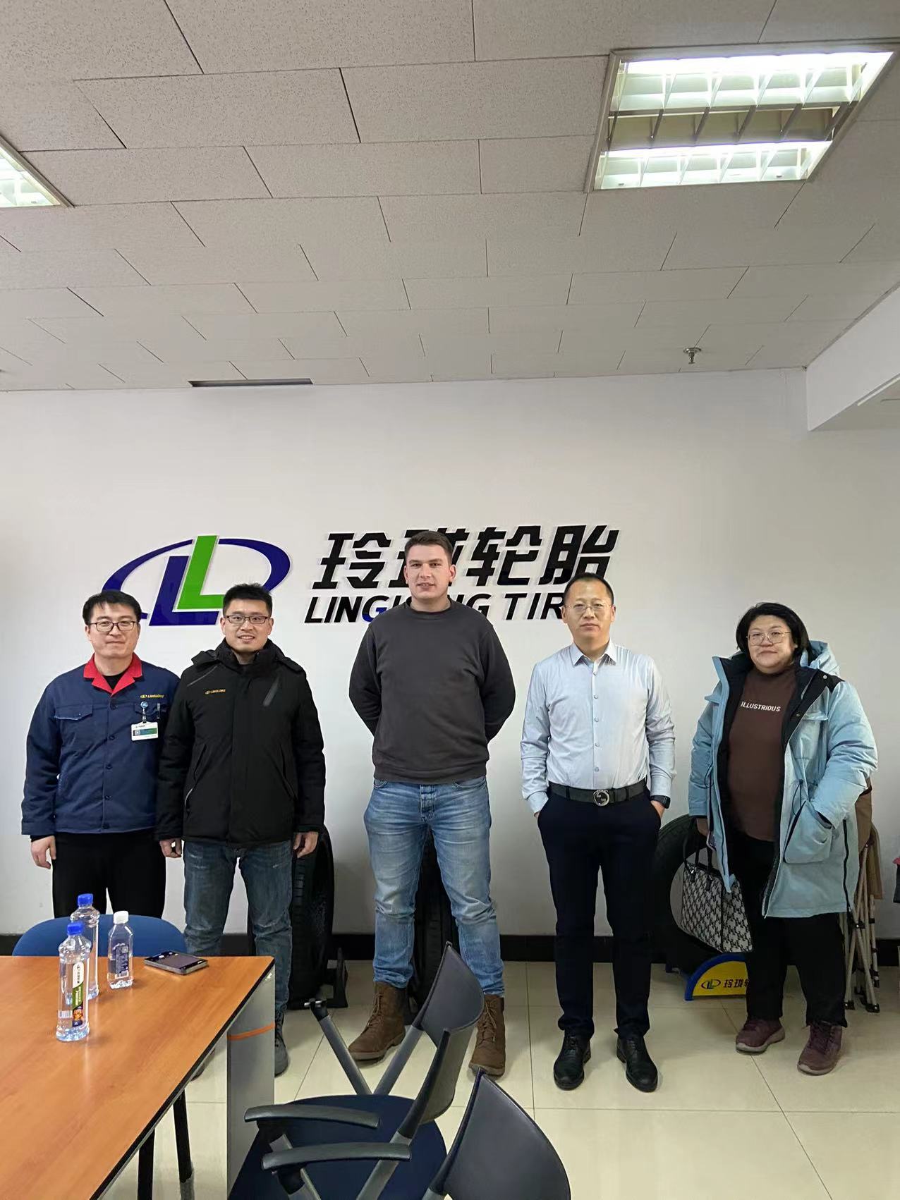 German Customers to Qingdao Keluck Tyre Co., Ltd For Linglong tyre cooperation