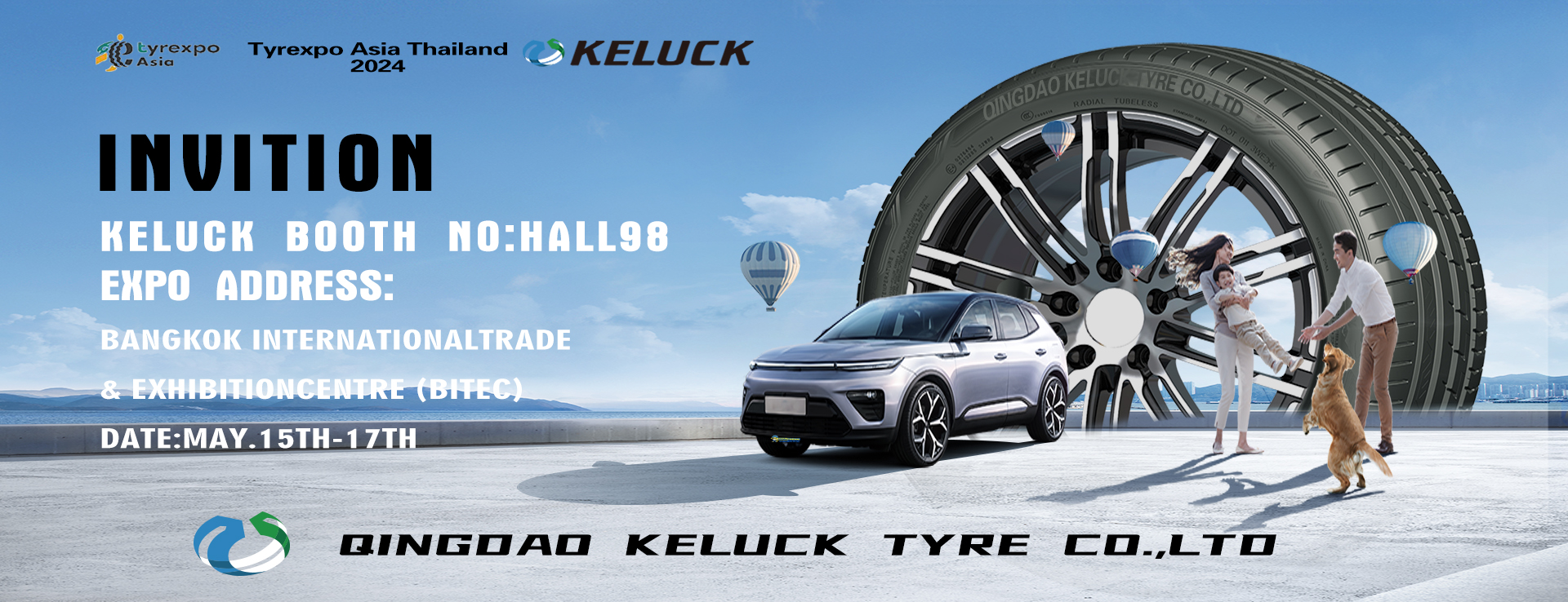 Qingdao Keluck Tyre Co., Ltd. to Showcase at TyreExpo Asia Thailand 2024
